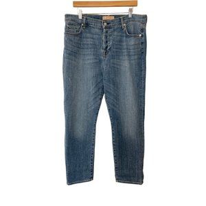 7 for all mankind Womens 32 Luxe Vintage Denim Jeans Light Wash Button Fly Comfy